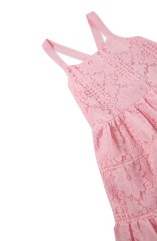 Shop Peek Aren't You Curious Kids' Lace Dress In Pink