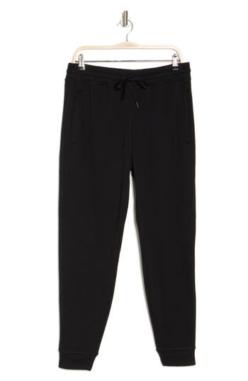 Shop 90 Degree By Reflex Saturday French Terry Joggers In Black