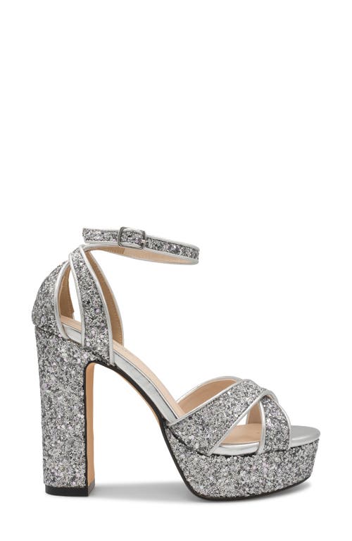 Touch Ups Jemma Ankle Strap Platform Sandal In Silver