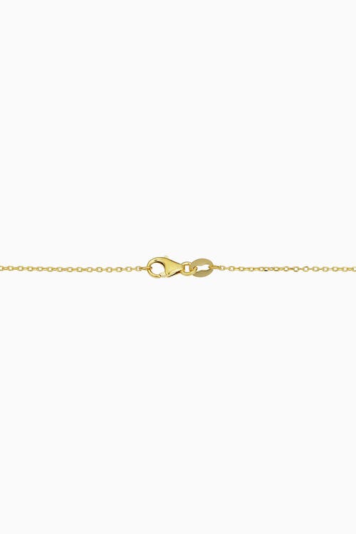 Oradina 10k Gold Brooklyn Bar Necklace In Yellow Gold