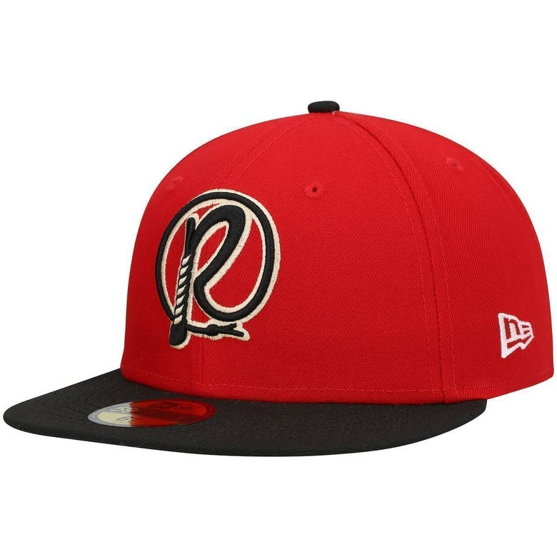 New Era Red Visalia Rawhide Authentic Collection Road 59fifty Fitted