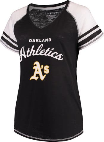 New Era Oakland Athletics 3/4 Sleeve Raglan T-Shirt