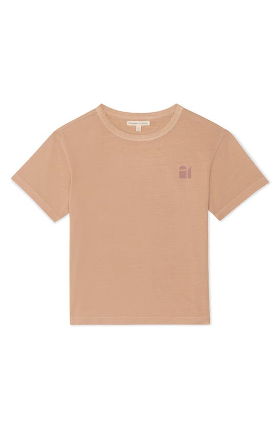 Shop The Sunday Collective Kids' Natural Dye Everyday T-shirt In Latte