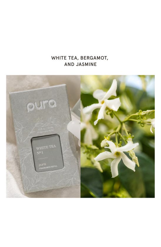Pura 2-pack Diffuser Fragrance Refills In White Tea No 1