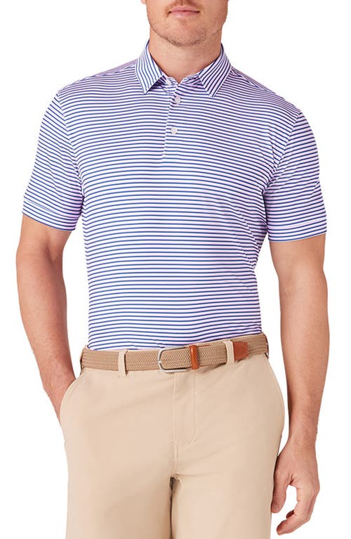 Mizzen+Main Versa Stripe Performance Polo Rose Multi at Nordstrom,