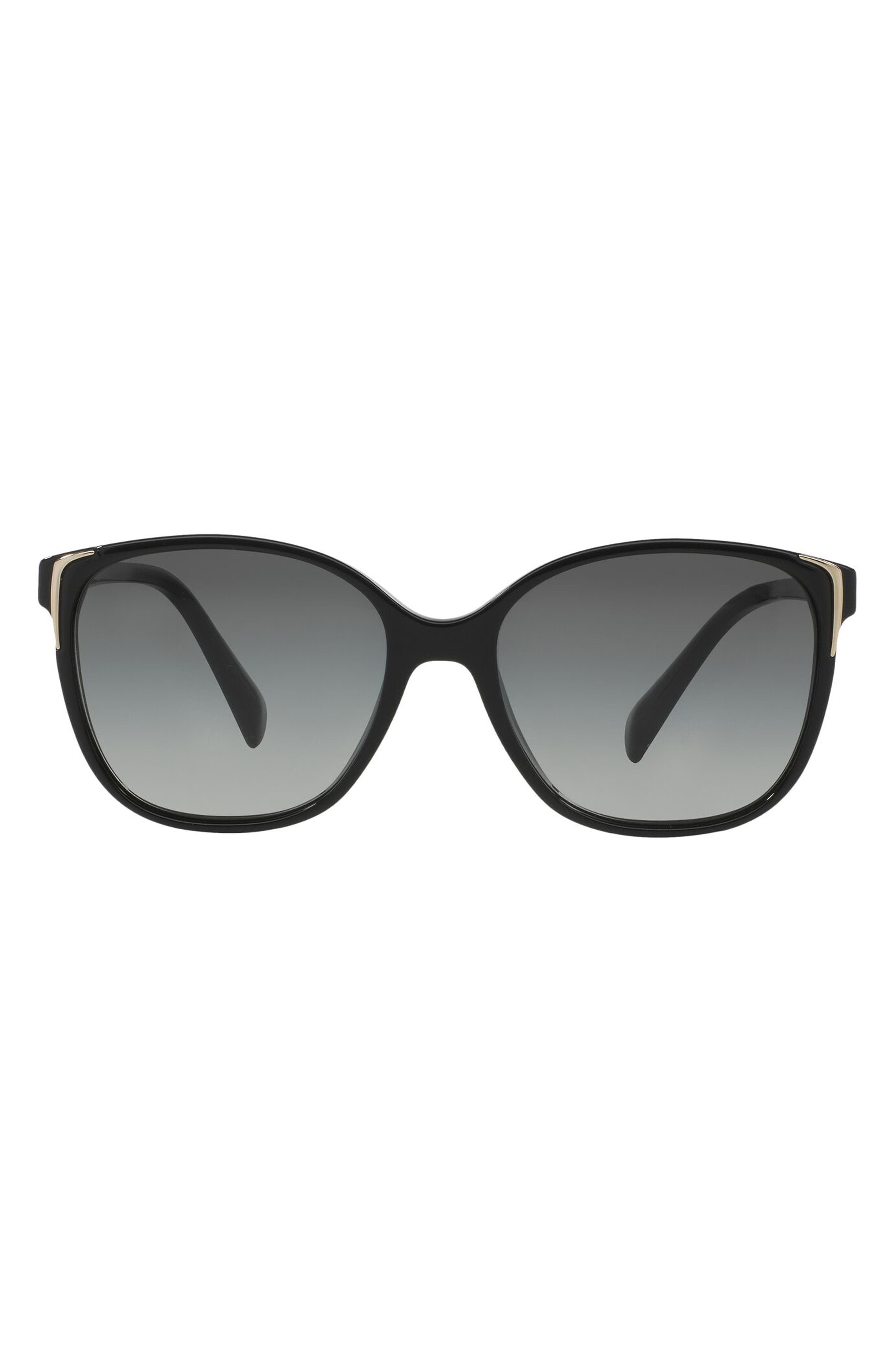 Prada 55mm Sunglasses in Black at Nordstrom