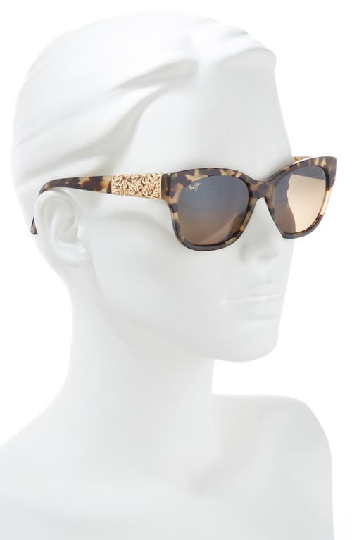 MAUI JIM MAUI JIM 57MM POLARIZED CAT EYE SUNGLASSES
