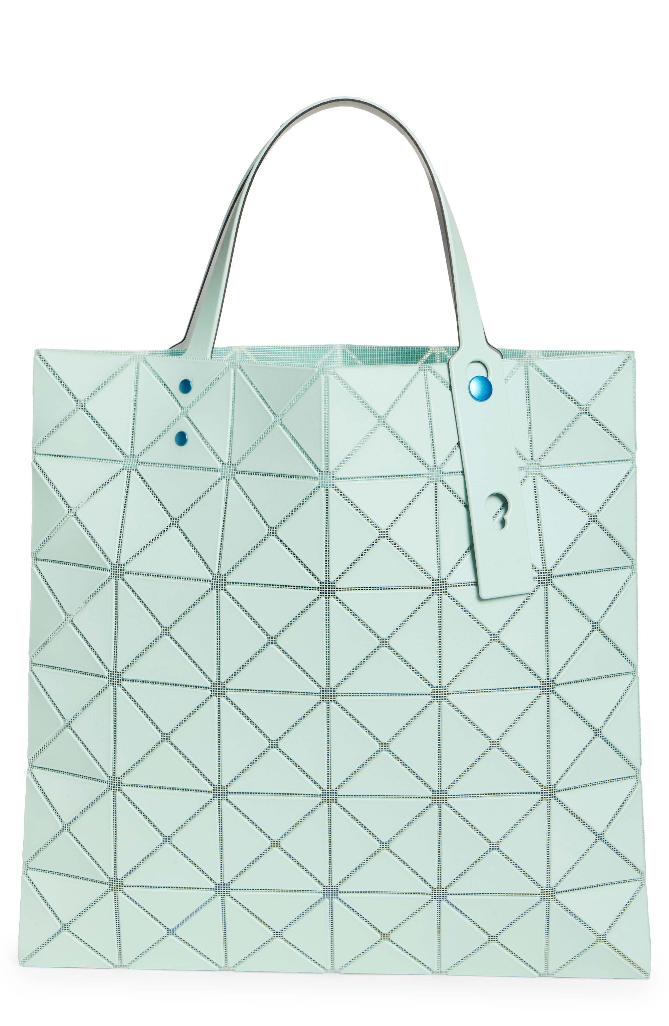 Bao Bao Issey Miyake Lucent One-Tone Tote in Mint Green | Smart Closet