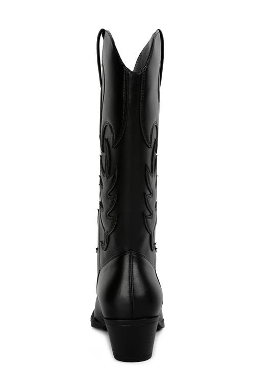 London Rag Ponsies Western Boot In Black