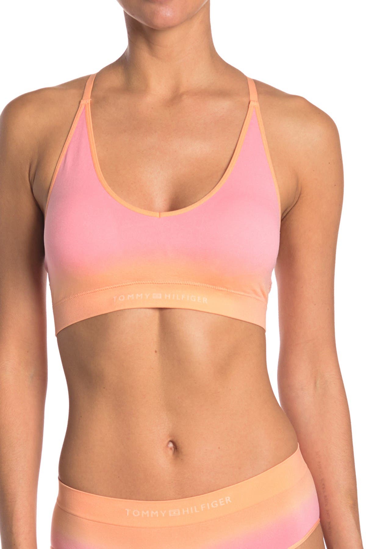 tommy hilfiger pink bralette