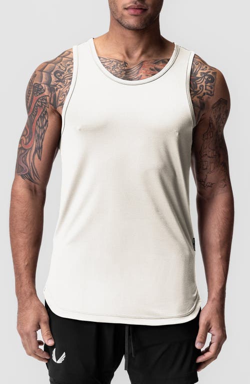 AeroSilver Performance Tank in Ivory Cream