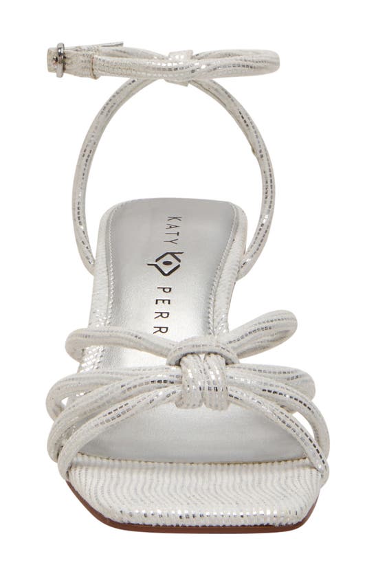 Shop Katy Perry The Irisia Ankle Strap Wedge Sandal In Silver