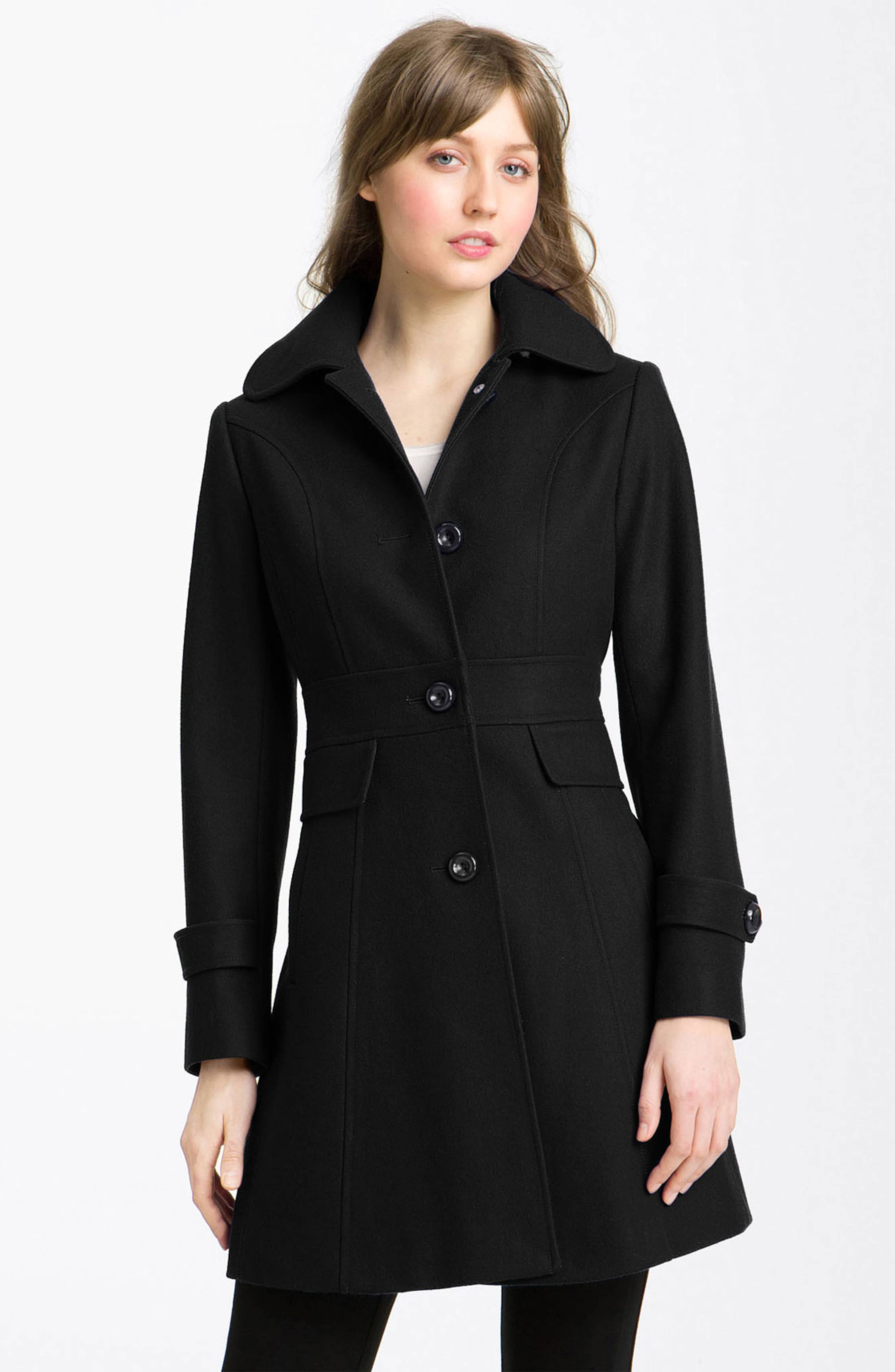 Kenneth Cole New York Single Breasted Walking Coat | Nordstrom
