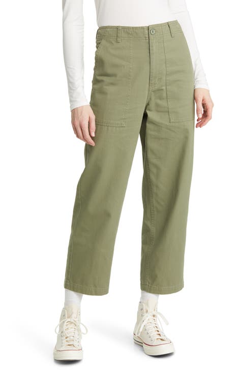 women cotton twill pants | Nordstrom