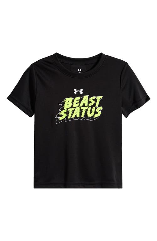 Shop Under Armour Kids' Ua Tech™ Beast Status Graphic T-shirt In Black