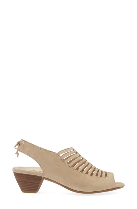 Shop Paul Green Talia Slingback Sandal In Champagne Suede