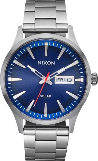 Nixon Sentry Solar Bracelet Watch, 40mm | Nordstrom
