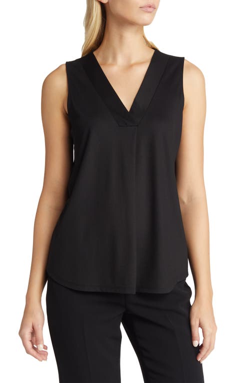 Anne Klein Harmony Pleat Neck Shell at Nordstrom,