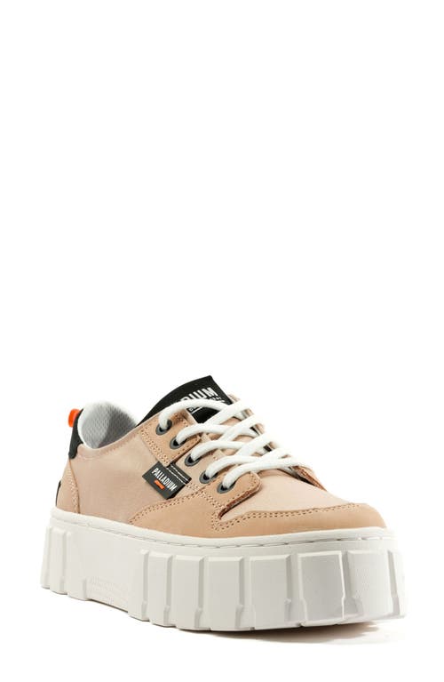 Pallatower Lo Platform Sneaker in Pink Dust