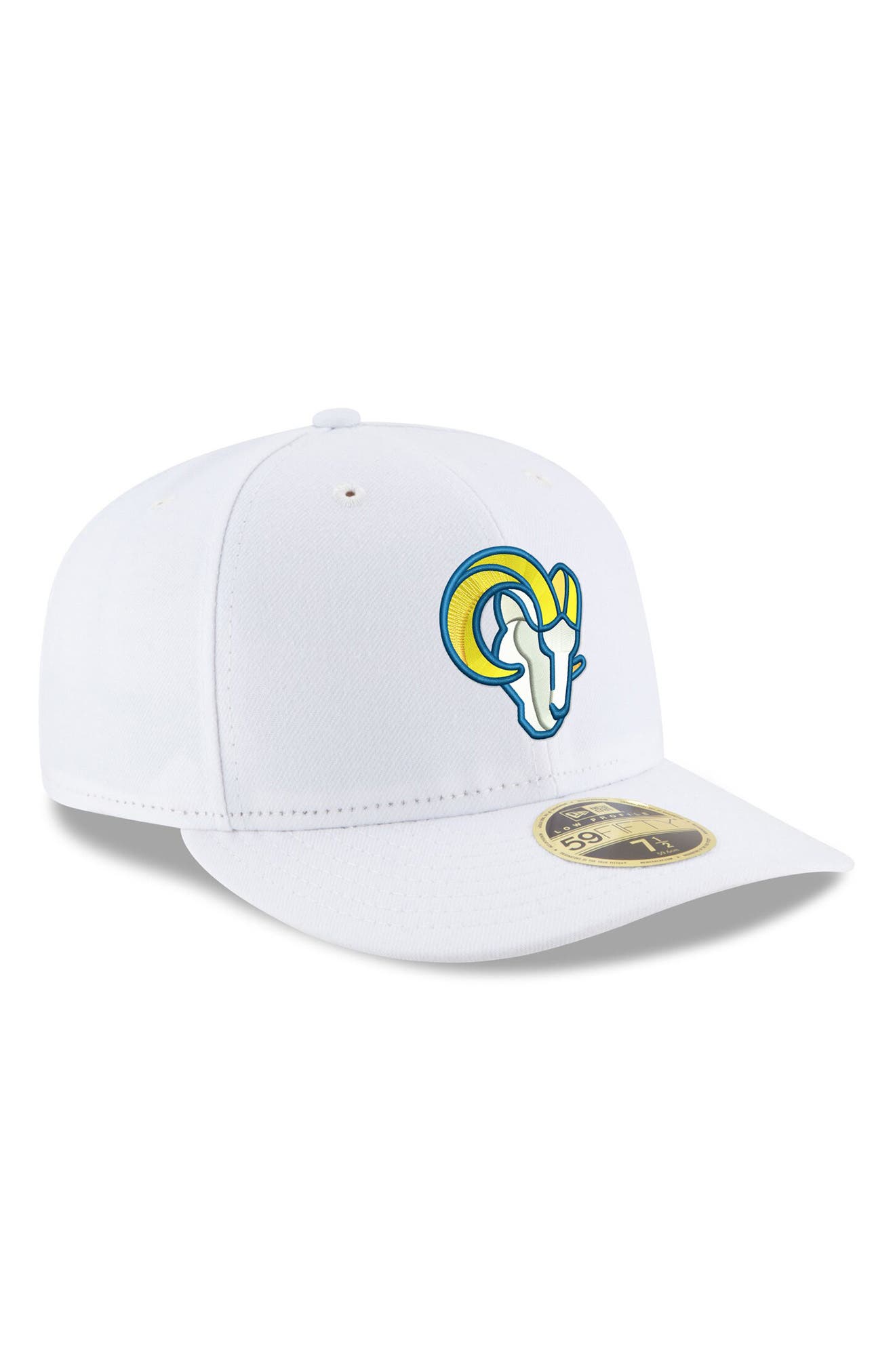 New Era Men's New Era White Los Angeles Rams Alternate Logo Omaha Low ...