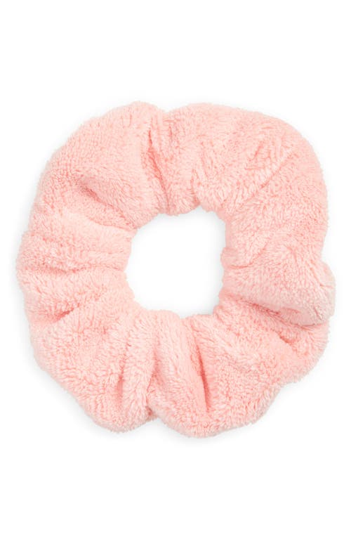 Fleece Scrunchie in Pink