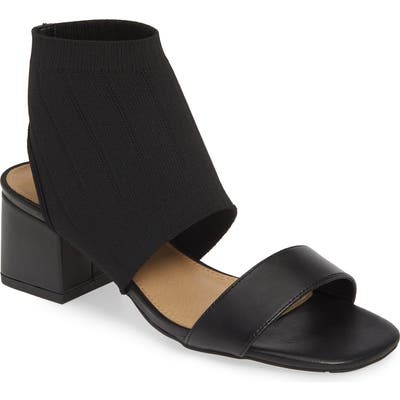 Nic+Zoe Zaila Sock Shield Sandal, Black