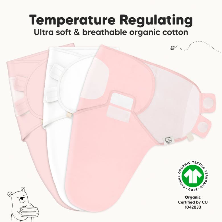 Keababies 3-pack Soothe Swaddle Wraps In Candy