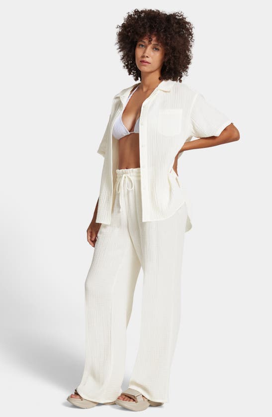 Ugg Vivianne Cotton Pajama Top In Nimbus