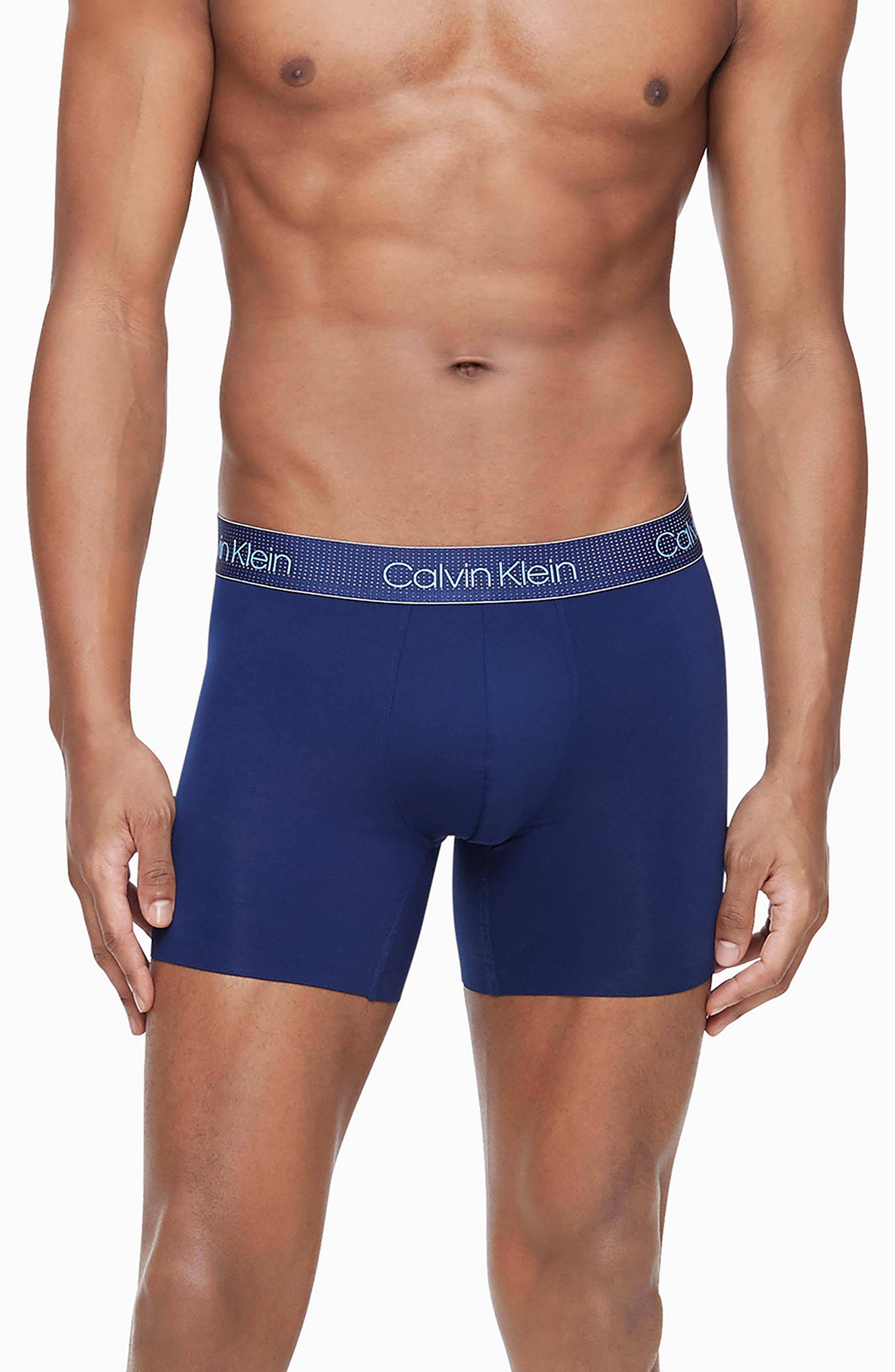 UPC 790812541098 product image for Men's Calvin Klein Air Fx Tech Micro Boxer Briefs, Size Medium - Blue | upcitemdb.com