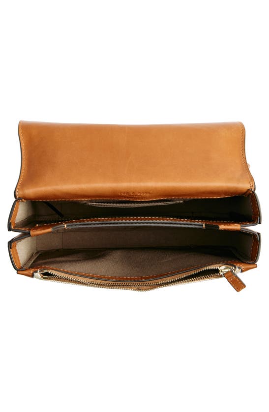 Shop Rag & Bone Max Leather & Canvas Crossbody Bag In Natural