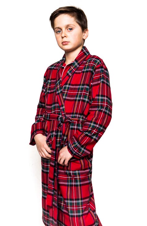 Kids' Imperial Tartan Plaid Flannel Robe (Toddler, Little Kid & Big Kid)