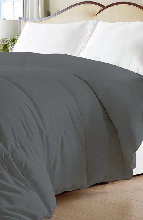 Luxury Home Super Soft Down Alternative Comforter In Gray