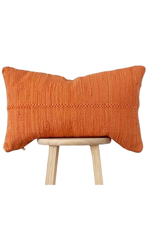 Pillowpia Chindi Lumbar Pillow In Orange