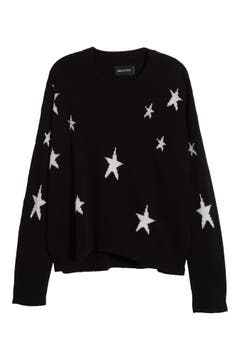Zadig & Voltaire Markus C Star Pattern Cashmere Sweater | Nordstrom