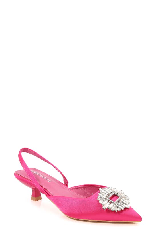 Sparkle Slingback Pump Pink For Women - Fernize