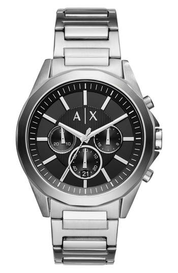 Ax Armani Exchange Chronograph Bracelet Watch, 44mm In Metallic