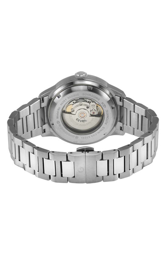 Gv2 Guggenheim Swiss Automatic Bracelet Watch, 44mm In Silver