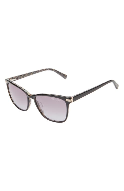 Ted Baker London 56mm Cat Eye Sunglasses In Black