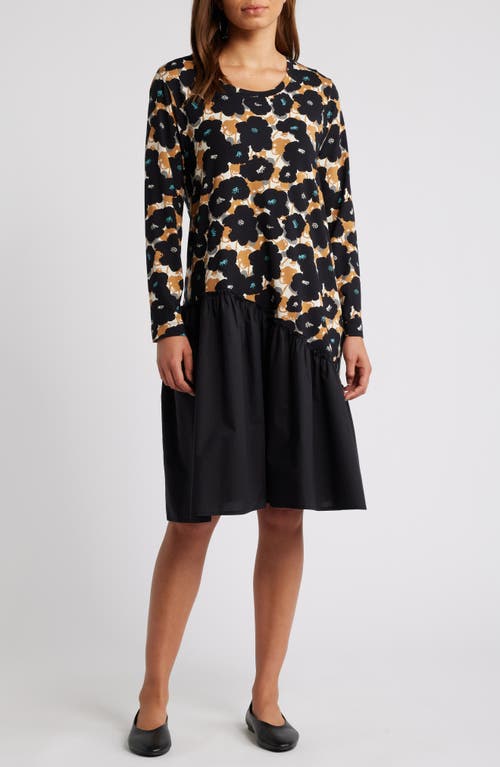 MASAI COPENHAGEN MASAI COPENHAGEN NELLINA LONG SLEEVE TRAPEZE DRESS 