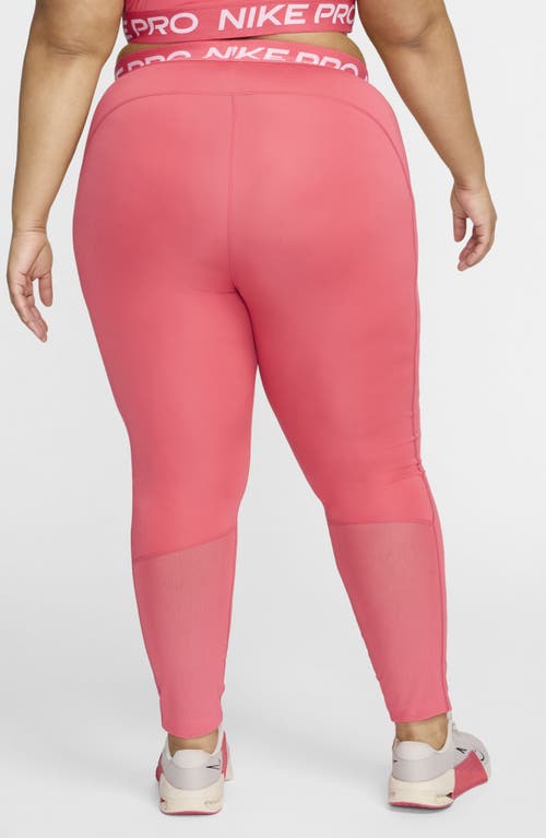 Shop Nike Pro 365 Leggings In Aster Pink/pinksicle/white