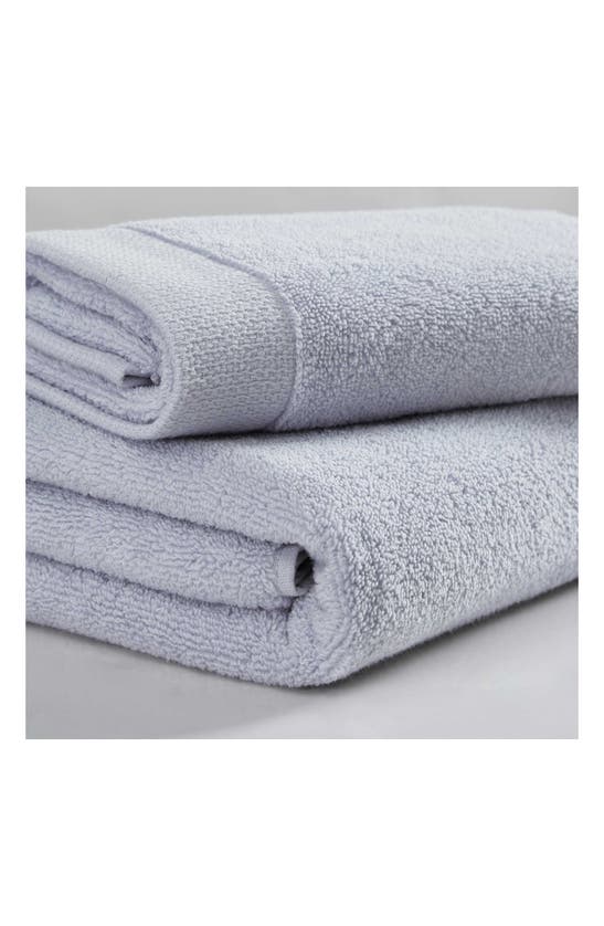 Calvin Klein Entwine 3-piece Towel Set In Pastel Blue