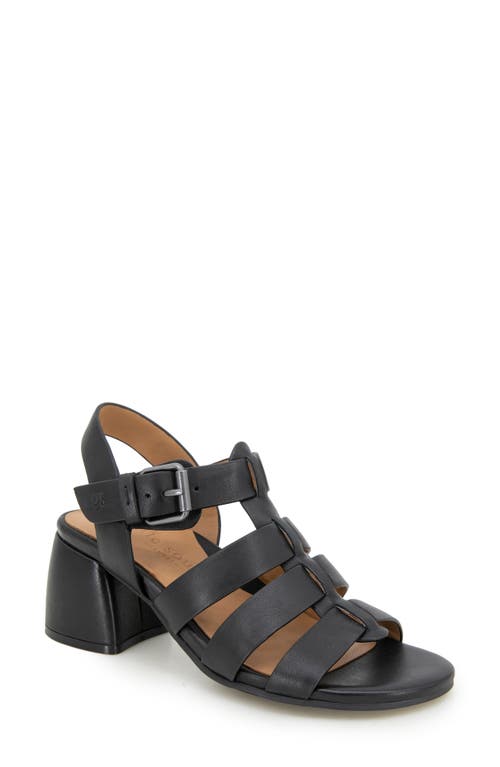 GENTLE SOULS BY KENNETH COLE Margarite Ankle Strap Sandal Black Leather at Nordstrom,