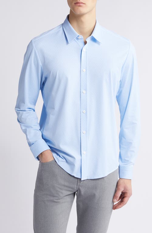 Hugo Boss Boss Liam Kent Button-up Shirt In Light Blue