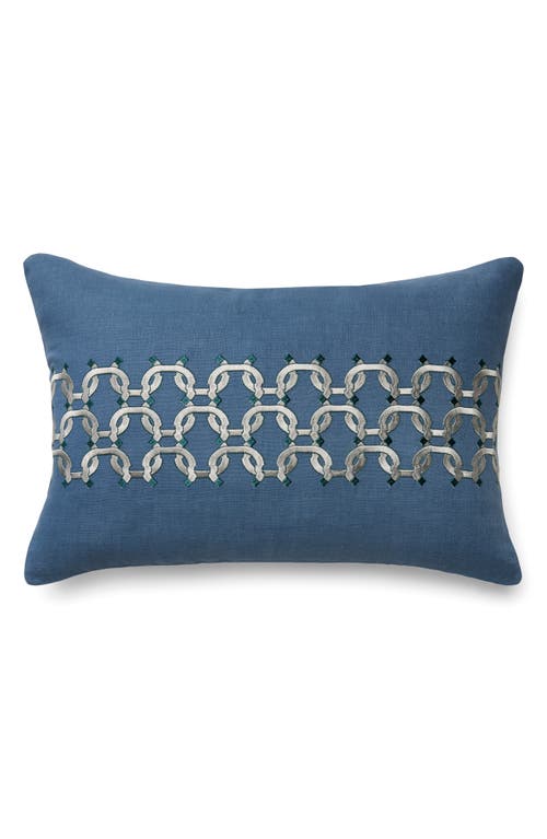 Sferra Bardi Accent Pillow In Cadet/ Grey