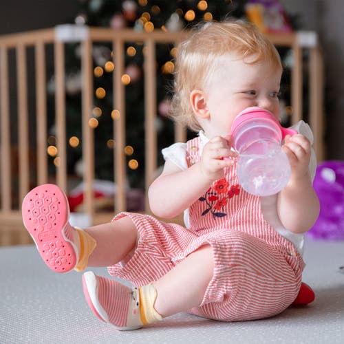 Komuello Toddler Sock Shoes In Pink