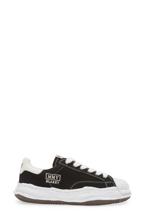 Miharayasuhiro Maison Mihara Yasuhiro Black Canvas Blakey Low Top Sneakers In Black