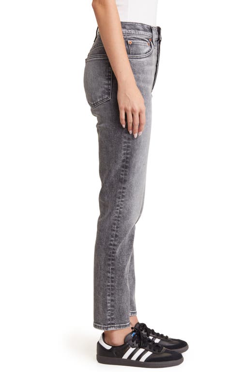 Re/done '90s High Waist Ankle Crop Jeans In Silver Fade