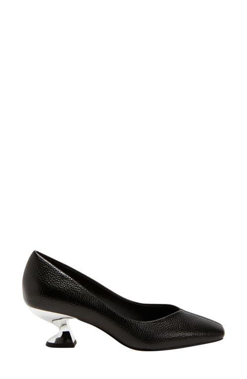 Katy Perry The Laterr Pump Womens Textured Faux Leather Pumps In Black
