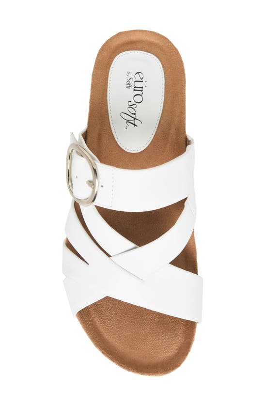 Shop Eurosoft Gwenda Slide Sandal In White