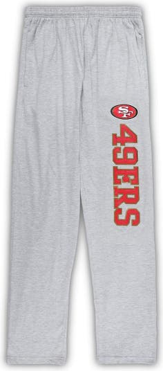 San Francisco 49ers Youth Long Sleeve T-Shirt & Pants Sleep Set - Heathered  Gray